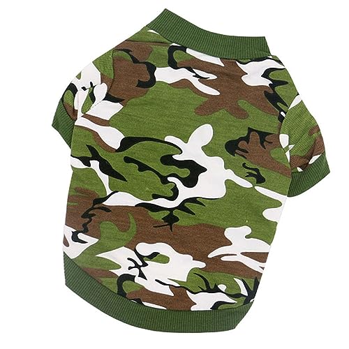 GRIRIW Freizeitmantel für Hunde Hundemäntel Hundegeschirr individuelle Kapuzenpullover für Hunde Hundesonnenbrille kleine Hundezubehör Haustier-Hundekleidung Welpenkleidung Green von GRIRIW