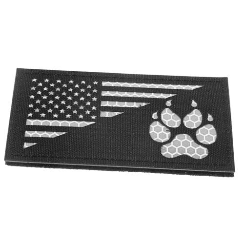 GRIRIW Geschirr-Patch Dekoration Taktische Weste Zubehör Für Hundegeschirre Klebriger Hundepatch Gestickte Hunde-Patch-Tags Hundehalsband Patch Dekorative Hundeflecken Welpen-Patch Nylon von GRIRIW