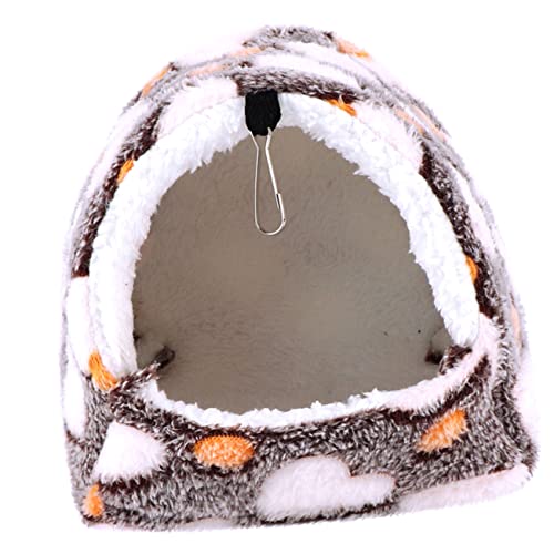 GRIRIW Hängematte für Hamster Hängematten für Ratten Heu Wurf Vogelnest Hamster Auto Koje haustierbett pet Bed Hamsternest Schlafsack hängendes Bett meerschweinchen Bett Flanell Baumwolle von GRIRIW