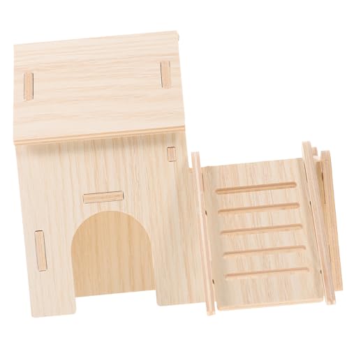 GRIRIW DIY Meerschweinchen-käfig-laufstall Hamster-Spielzeug 1 Set Hamsterhaus Dekoratives Versteck Für Hamster Ruheplatz Für Kleintiere 2 Stöckiges Für Haustiere Ideal Für Nager Und Kleine Tiere von GRIRIW