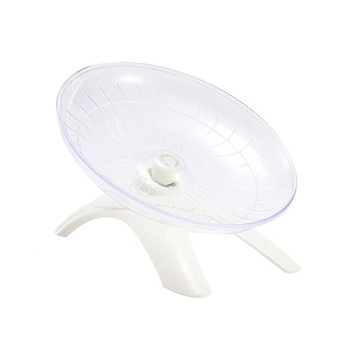 GRIRIW Hamster Untertasse Geräte Tiere Disc Dealspet Training Fliegen Kleine Ratte Nützlich Weiß Sport Hamster Supplies Lustig von GRIRIW