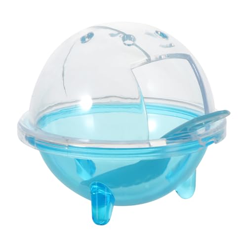 GRIRIW Hamsterbad Badebecken Chinchilla-Staubbadbehälter Bad Sandraum Hamster klo Hamster sandbad Badewanne Haustier Hamster-Accessoire Hamster Toilette Container Meerschweinchen Plastik von GRIRIW