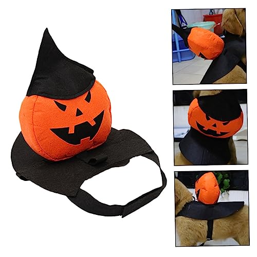 GRIRIW Haustier Hund Halloween Kürbis Haustierkostüm Urlaub Kostümzubehör Welpenzubehör Halloween Haustier Cosplay Halloween Lustige Halloween Haustierkleidung Ausgefallene von GRIRIW