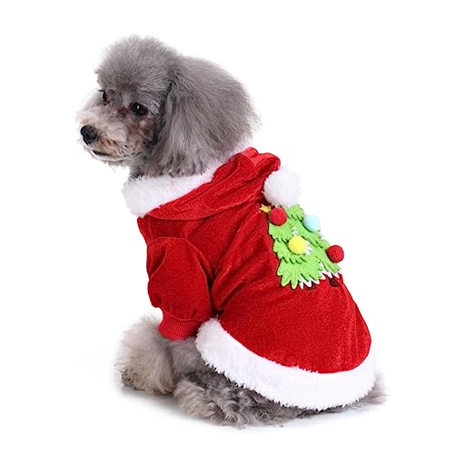 GRIRIW Haustierkleidung Welpenpullover Hundeoutfits für mittelgroße Hunde Kleider Weihnachtsmann-Kostü Hund Weihnachtstuch Haustier-Partykostü Kürbis Hundekleidung Verwandlungs-Outfit von GRIRIW