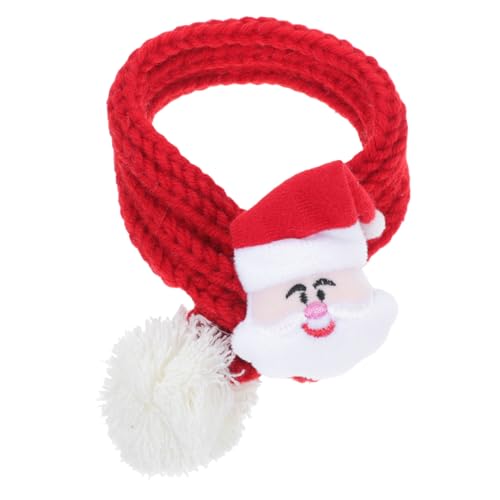 GRIRIW Haustier-Schal Haustier Schal Haustier Weihnachtsaccessoire Tier Schal warm Tier Schal kuschelig Weihnachten Haustier Dekoration Warmer Haustierschal Partyschal Hundeschal Stricken von GRIRIW