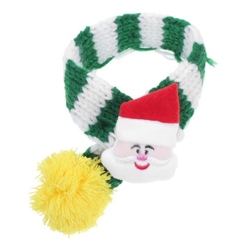 GRIRIW Haustier-schal Hundehalstuch Für Kleine Hunde Weihnachtsschal Masse Hund Weihnachtsschal Haustier Dekoratives Accessoire Welpenschal Hundeschal Weihnachtshaustierschal Stricken von GRIRIW