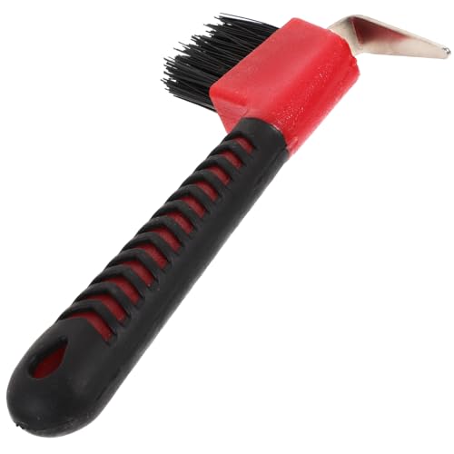 GRIRIW Hochwertiger Hufkratzer Mit Bürste Robuster Gummihufpick Für Die Pferdepflege Praktisches Pferde Grooming Tool Farbe Zufällig von GRIRIW