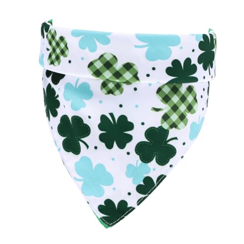 GRIRIW Haustier Halskette Welpen st. Patricks Katzenbandanas günstige Lovely herbstdeko Hund Halskette Hundehalsband Glücklich Schal Lätzchen schmücken von GRIRIW