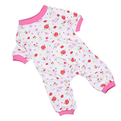 GRIRIW Warme Nachtwäsche Für Haustiere Pyjamas Hundekleidung Bequeme Hundenachtwäsche Kirsche Größe S GRIRIW Warme Nachtwäsche Für Haustiere Pyjamas Hundekleidung Bequeme Hundenachtwäsche Kirsche Größe S von GRIRIW