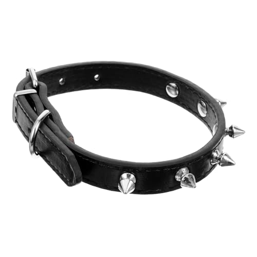 GRIRIW Hundehalsband Mit Spikes Strapazierfähiges Mit Nieten Für Kleine Und Mittelgroße Hunde Stilvolles Sicheres Haustierzubehör von GRIRIW