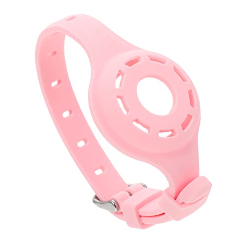 GRIRIW Hundehalsband Schutzcover Für Hülle Für Haustiere Einfacher Schutz Für Hunde Und Katzenhalsbänder Kleine Größe 245 * 40 * 12mm Pink von GRIRIW