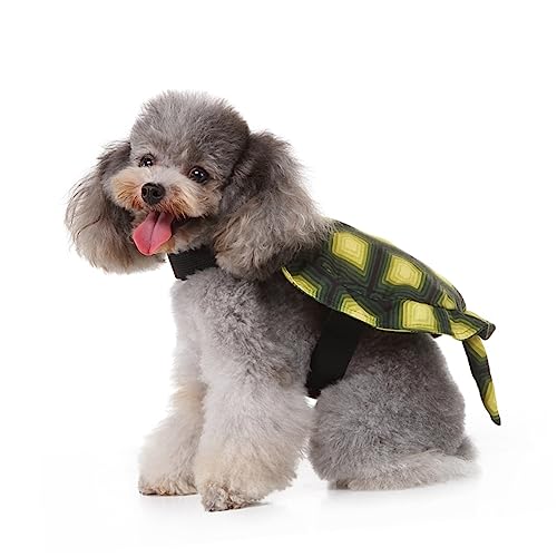 GRIRIW Hunde-Halloween-Schildkrötenkostüm modische Haustier-Partykleidung Hunde-Cosplay-Kleid Haustier-Verkleidung bequem für draußen von GRIRIW