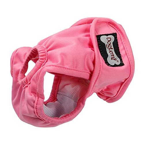 GRIRIW Hygienewindeln Für Hunde Mädchen Hundewindeln Mädchenhöschen Hündin Pads Für Weibliche Hunde Hundeunterwäsche Weiblich Hundewindelhose Wiederverwendbare Hundewindeln Weiblich Rosa von GRIRIW