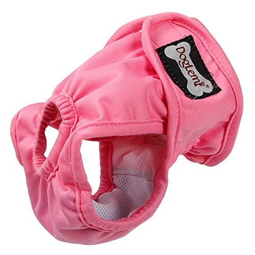 GRIRIW Hygienewindeln für Hunde rosa hundewindel Pads für weibliche Hunde waschbare hundewindeln weiblich Hundehöschen Hunde Unterhose Hundeunterwäsche waschbare Unterhosen für Haustiere von GRIRIW