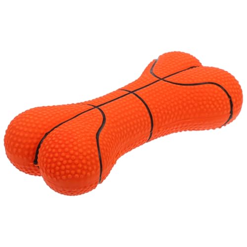 GRIRIW Hunde-beißspielzeug Basketball-Knochen-Spielzeug Quietschendes Hunde-kauspielzeug Haustier-Latex-Spielzeug Für Aktive Welpen von GRIRIW