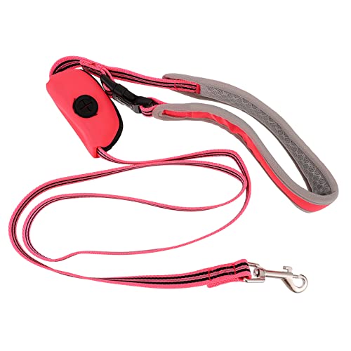 GRIRIW Multifunktionale Hundeleine Mit Kotbeutelspender Robuste Trainingsleine Für Hunde Pink Ideal Für Und Hundetraining Langlebiges Hundetraining Seil von GRIRIW