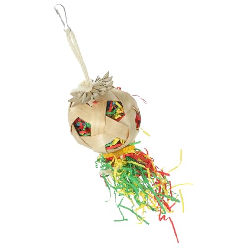 GRIRIW Papageien-zerkleinerungsspielzeug, Papageien-aufhängungsspielzeug, Hängendes Papageienkäfig-bissspielzeug, Vogel-kauspielzeug, Zufällige Farbe von GRIRIW