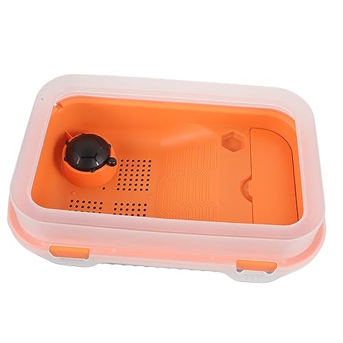 GRIRIW Plastikbox Schildkröte Aquarium Becken Und Aquarien Für Wasserschildkröten Reptil Kletterbecher Automatischer Fischfutterautomat Bärtiger Drachenträger Tank Für Schildkröten Pp von GRIRIW