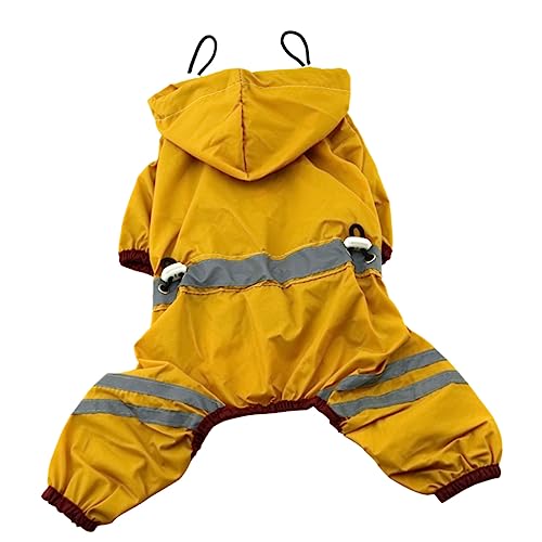 GRIRIW Regenmantel Für Haustiere Welpen-Hoodie Vogelbadbrunnen Für Den Innenbereich Regenponcho Für Hunde Regenjacke Für Hunde Reflektierende Regenjacke Wimperntusche Kleiner Hund von GRIRIW