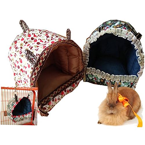 GRIRIW tierische Hommock Schlafnest Hängematte Spielzeug Hängematte Chinchilla Tierpfleger Papagei Tier haustierbett pet Bed Haustierzubehör haustierbedarf Tierhütte Kaninchen-Hängematte von GRIRIW