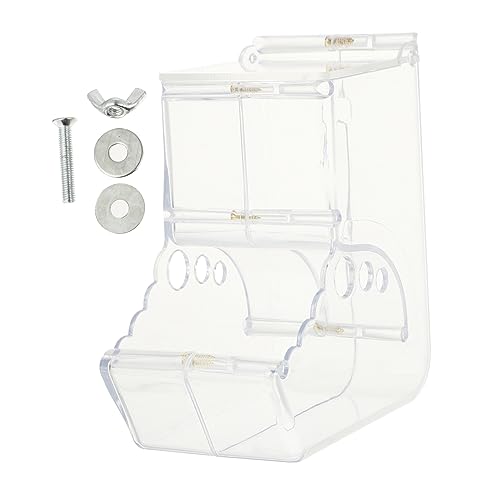 GRIRIW Transparenter Hamsterfutterspender Überlauf Vorrichtung für Kontrollierte Fütterung für Hamster und Kleintiere GRIRIW Transparenter Hamsterfutterspender Überlauf Vorrichtung für Kontrollierte Fütterung für Hamster und Kleintiere von GRIRIW