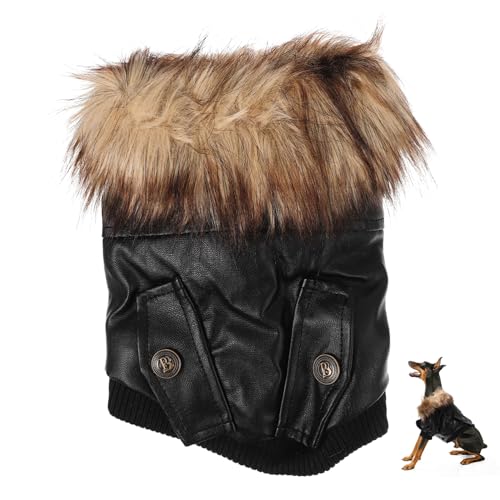 GRIRIW Warme Hundejacke Warmhaltende Hundebekleidung Warme Hundekleidung Kostüm Für Haustiere Bei Kaltem Wetter Warmes Welpenkostüm Designer-hundekleidung Plüsch Hundemantel Atmungsaktiv von GRIRIW