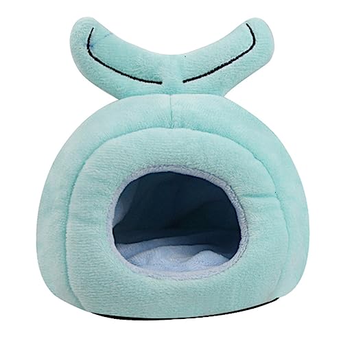 GRIRIW Kuschelbed Für Hamster üsch Nest Höhle Im Walfisch Design Warmes Und Gemütliches Schlafbett Für Meerschweinchen Chinchilla Igel Und Andere Kleintiere 100% Weiches Material von GRIRIW