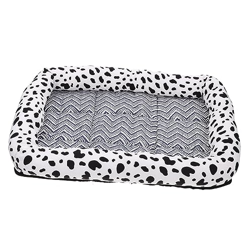 GRIRIW Zwinger haustierbett pet Bed hundbetten Haustierkühlmatte für Katzen Haustierkühlungszubehör hundebeet hundesofa Cooles Pad Hundebett Haustiermatte Schlafkissen Weiß von GRIRIW