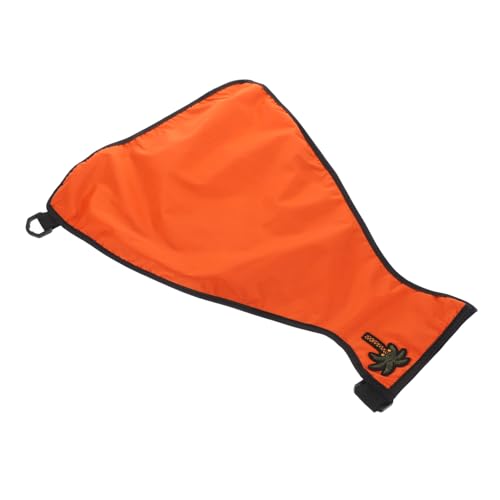 GRIRIW Regenmantel für Hunde und Welpen Haustier-Regenjacke Lustig und Modisch Orange L von GRIRIW