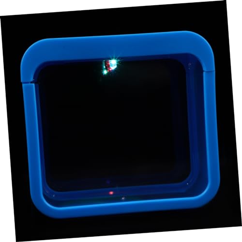 GRIRIW kreatives Aquarium Schreibtisch-Aquarium Bausätze voll Panzer Kleines LED-Aquarium Aquarium Mini Mini-Aquarium Desktop-Aquarium-Dekoration Miniatur-Desktop-Aquarium Plastik Blue von GRIRIW