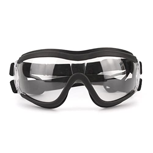 Anti-UV-Haustier-Sonnenbrille Hundebrille große mittelgroße Hunde transparente Schutzbrille Outdoor-Reisen Fahren Reiten Haustierbrille mittelgroße Hunde von GRONGU