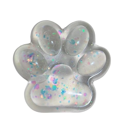 GTFYUDGH 1 Stück 7x6cm Cat Paw Squeeze Toy - Katzenpfoten Zappelspielzeug, Katzenpfoten Squishy, Handgemachte Squishy Big Cat Paw, Cat Paw Anti Stress Ball, Süße Katzenpfoten Quetschspielzeuge von GTFYUDGH