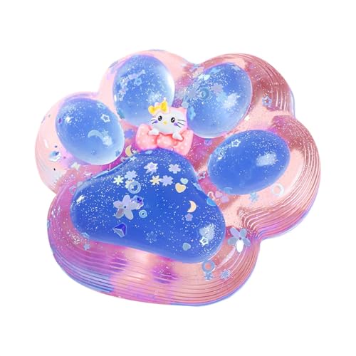 GTFYUDGH 16,8x16,5cm Cat Paw Squeeze Toy, Cat Paws Squishy, Soft Cat Paws Squishy Toy, Cat Paw Anti Stress Bälle, Anti Stress Cat Paw, Cat Paw Spielzeug, Katzenpfoten Spielzeug, Stressabbau Spielzeug von GTFYUDGH