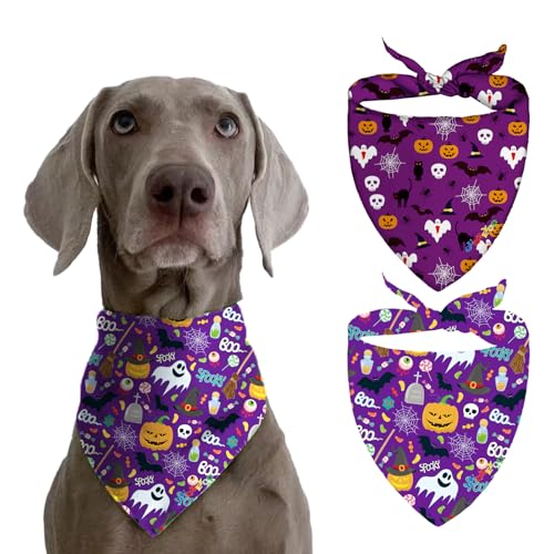 Hundehalstuch für große Hunde, Halstücher für kleine und mittelgroße Rassen, kühlende Halstücher für Hunde, Hundezubehör, Halloween-Outdoor-Dekorationen, 3D-Druck, Haustier-Schal, Geschenk, Kürbis, von GUDEEYOO