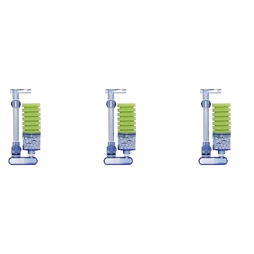 Xy-2881 Aquariumfilter, ultra-leise, biochemische Fisch-Luftpumpe, Wasserfall, Doppelschaum-Filter, 3 Stück von GUIJIALY