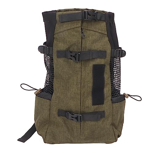 GULEEK Pet Carrier Rucksack Mehrzweck -Nylon Atmungsaktives Mesh Cat Dog -Reiseträger tragbar für Outdoor -Abenteuer Radsport Camping und tägliche Verwendung (L) von GULEEK