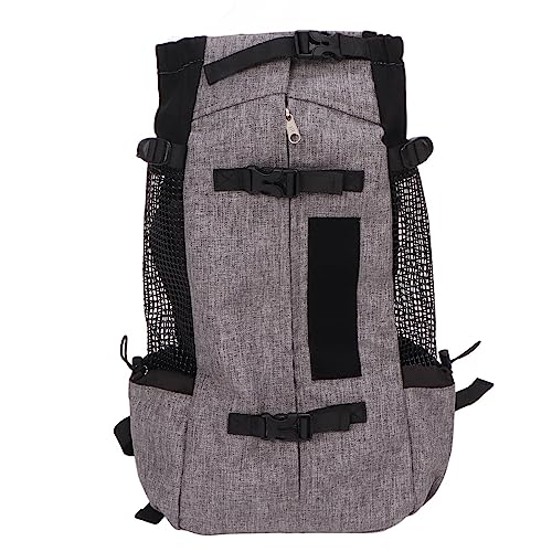 GULEEK Pet Carrier Rucksack Mehrzweck -Nylon Atmungsaktives Mesh Cat Dog -Reiseträger tragbar für Outdoor -Abenteuer Radsport Camping und tägliche Verwendung (L) von GULEEK