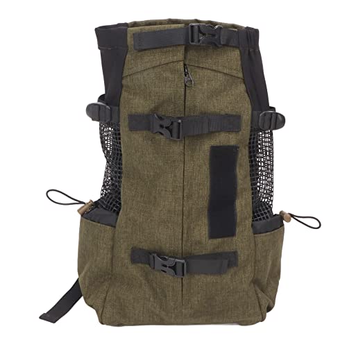 GULEEK Pet Carrier Rucksack Mehrzweck -Nylon Atmungsaktives Mesh Cat Dog -Reiseträger tragbar für Outdoor -Abenteuer Radsport Camping und tägliche Verwendung (M) von GULEEK