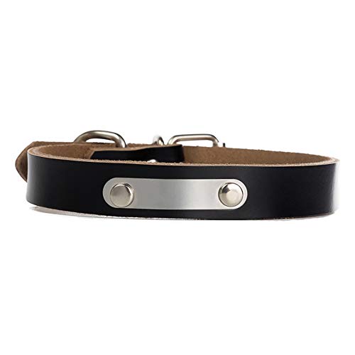 GUOCU 5 Stücke Katzenhalsbänder Schnellmiete Cute Pet Safety Collar,Schwarz (5 Stücke),2XL von GUOCU