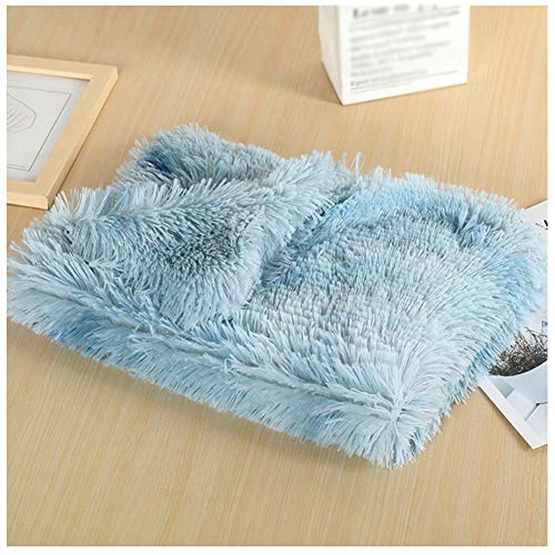 GUOCU Flauschige Hundedecke Hundebett Katzen Decke Mit Super Softe Weiche Zweiseitige Material Haustier-Decke, Perfekt Für Hundebett Sofa Katzenbett,Blau 4,S von GUOCU