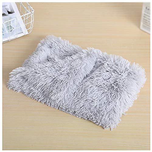 GUOCU Flauschige Hundedecke Hundebett Katzen Decke Mit Super Softe Weiche Zweiseitige Material Haustier-Decke, Perfekt Für Hundebett Sofa Katzenbett,Grau,M von GUOCU