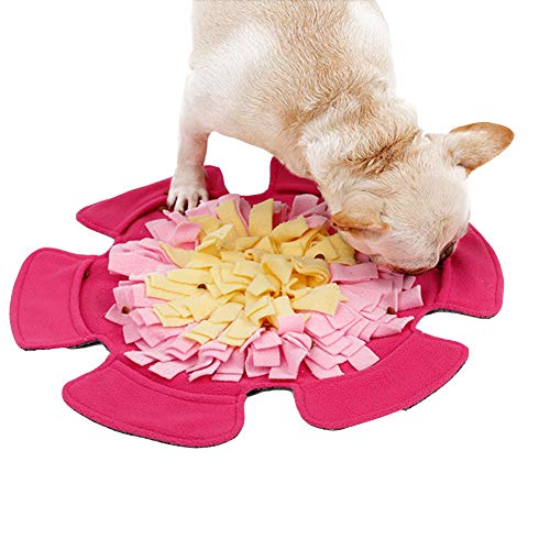 GUOCU Schnüffelteppich Hund Snuffle Mat, Sniffing Mat Futtermatte Katzen Groß Schnüffeldecke Hund Schadstofffreies Schnüffelrasen Schnupftabakmatte für langsames Füttern, für Fressen und Stressabbau von GUOCU