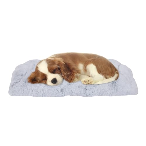 GUPPBF Hundebett – super weich und weich – waschbar und langlebig – Hundedecke – Kissen für Welpen, grau, 75 x 50 x 10 cm von GUPPBF