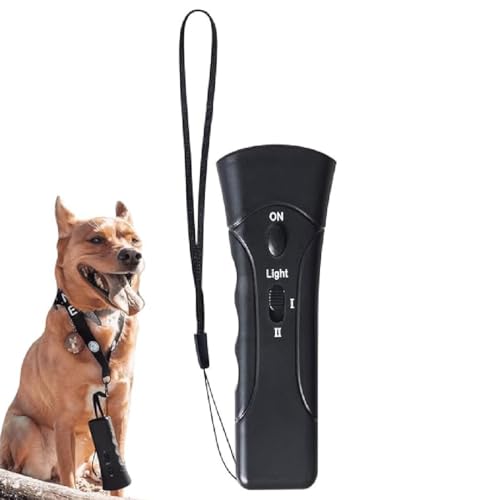 Delupets Trainer,Delupets Max Trainer Bark Control,Hunde Bell-Abschreckungsgerät,Handheld Anti Bellen Gerät für Hunde,Ultraschall Hundebell Abschreckungsgeräte für Innen Außenbereich (Battery) von GUSHE