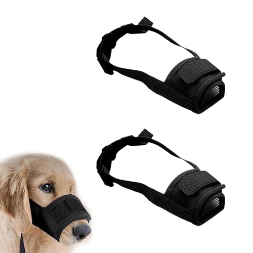 GUTERTOP 2 Stück Maulkorb für Kleine Hunde, Giftköderschutz Hund, Maulkorb Chihuahua Anti-Kauen Bellen für Chihuahua Shih Tzu Kleine Hunde von GUTERTOP