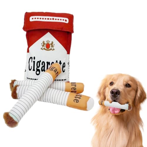 GUTERTOP Aundespielzeug Zigarette, Interaktives Zigaretten Spielzeug Hund, Cigarette Dog Toy, Interaktives Spielzeug für Kleine, Mittelgroße und Große Hunde von GUTERTOP