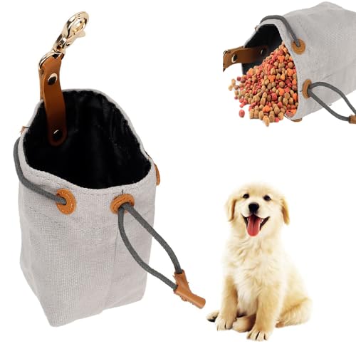 GUUFOO Hunde Leckerli Taschen Futterbeutel für Hundetraining Leckerlibeutel Fur Hunde Hundetraining Snackbeutel Tragbare Hundeleckerli Tasche für Haustier Training von GUUFOO