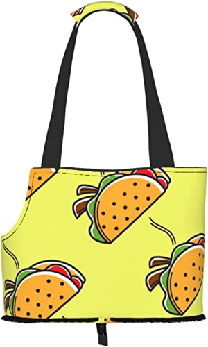 Taco Mexikanisches Essen, weiche Seiten, Reise-Haustiertasche, Tragetasche, tragbare kleine Haustiertasche, Umhängetasche von GUVAA