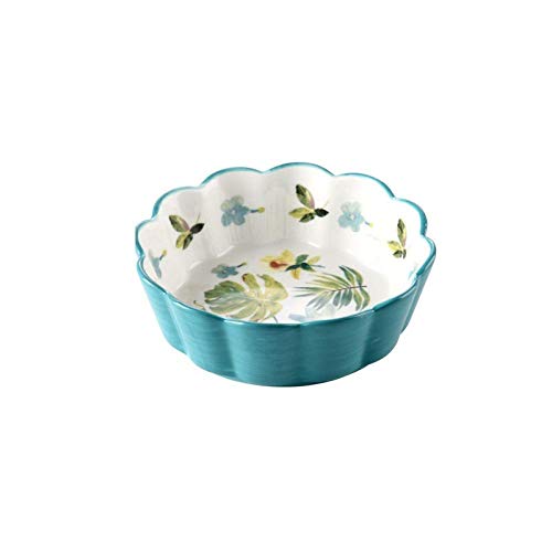 Fruit Flowers Pattern Feeder für Katzen Kleine Hundenäpfe Heimtierbedarf Zubehör-B_M von GVRPV