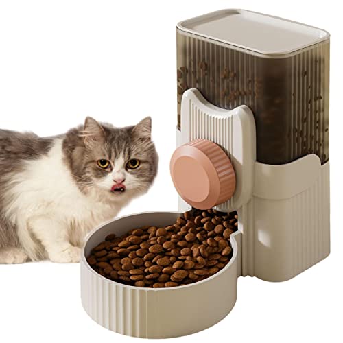 Automatische Katzenfutterautomaten,Hängen Sie den automatischen Wasserspender für Tiernahrung auf - 34oz Auto Gravity Pet Feeder und Waterer, Käfig Katzenfutternapf Hundefutterstation für Gyouza von GYOUZA